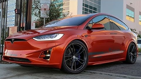 Tuned Tesla Model X by Unplugged Performance