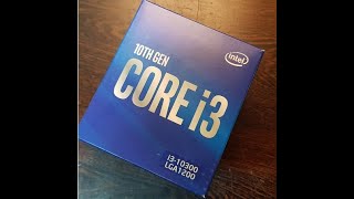 i3 CPU 10300 unboxing