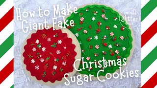 How to make frosted sugar cookie wreath attachments with sprinkles for your Christmas wreath or tree