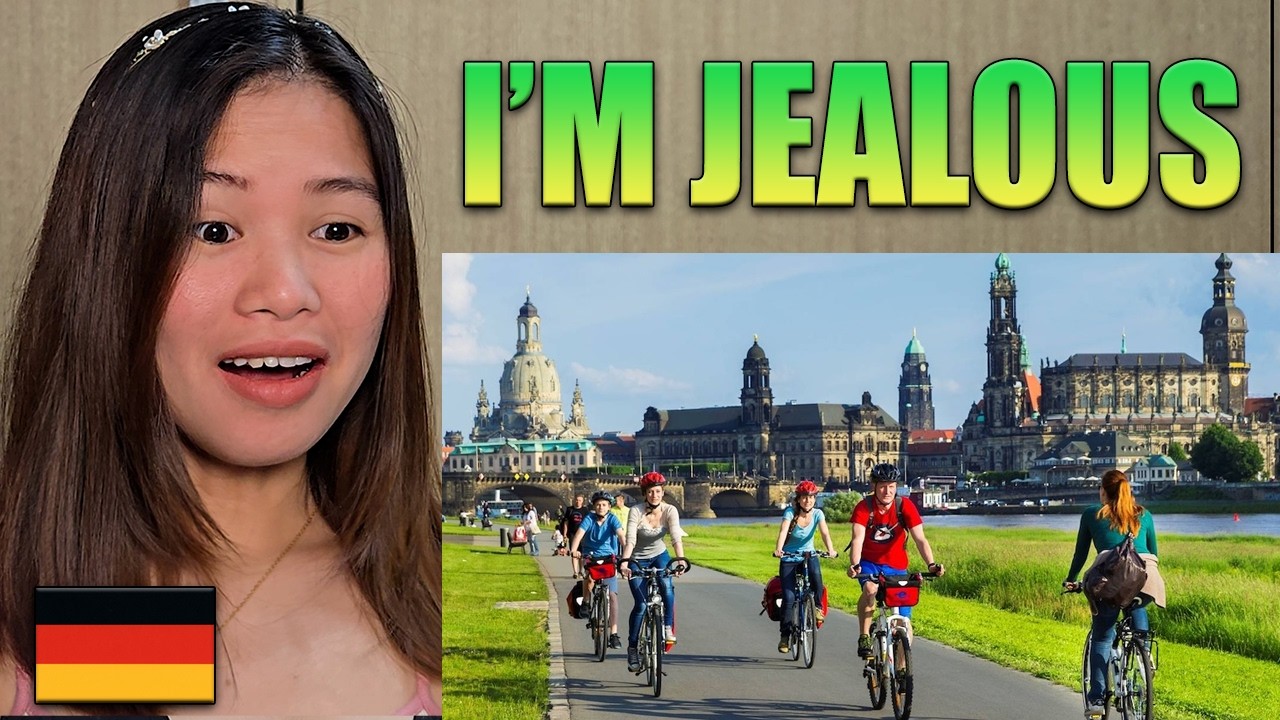 Американская девушка отвечает на вопрос, почему американцам нравится жить в Германии.