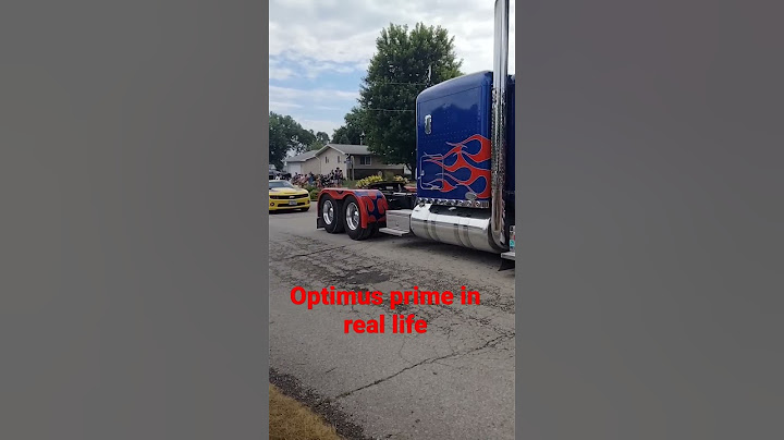 Optimus prime in real life #short #truck #transformers