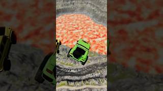 Cars vs Giant Lava Pit – BeamNG.drive #beamng #shorts #beamngdrive #car #usa #viral #brasil
