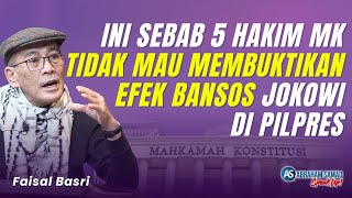 Ini Sebab 5 Hakim MK Tidak Mau Membuktikan Efek Bansos Jokowi di Pilpres | #SPEAKUP