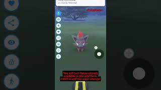 TRICK TO CATCH ZORUA 100% IV - Pokemon GO Tutorial  [GLITCH]