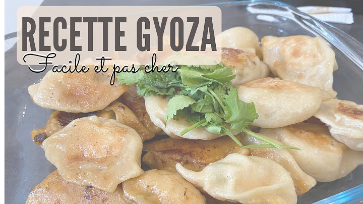 RECETTE GYOZA | FACILE ET PAS CHER ! 🥟👩🏻‍🍳