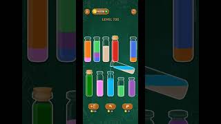 Sort Em All - Water Puzzle Game | Level - 735 | #sortemall #gamesplay #youtube #shorts #viral