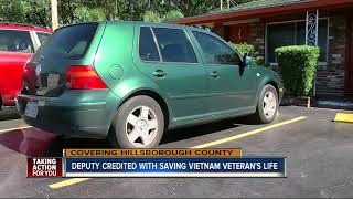 Hillsborough Co. deputy saves homeless Vietnam veteran's life