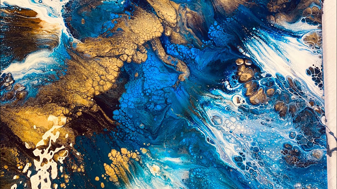 Extraordinary BLUE Dutch pour - YouTube
