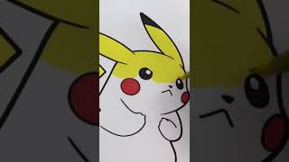 Coloring Pokémon Pikachu #coloring #art #pokemon #pikachu