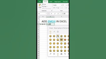 Emoji in Excel | #shorts #excel