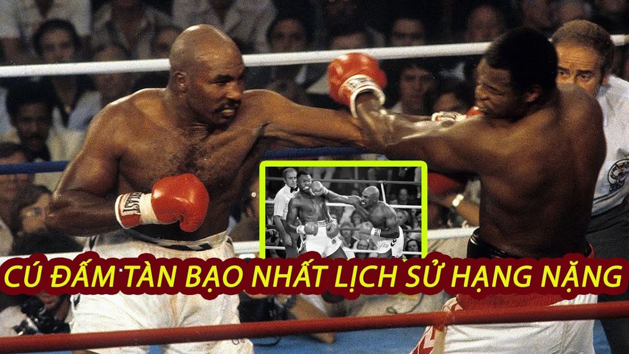 CÚ ĐẤM TÀN BẠO NHẤT LỊCH SỬ HẠNG NẶNG VÀ KỊCH BẢN KHÔNG TƯỞNG SAU ĐÓ: Larry Holmes vs Earnie Shavers