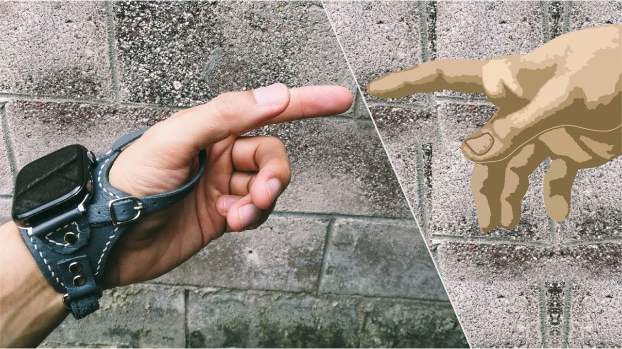 Correa Casera para Apple Watch, estilo Ergonband.