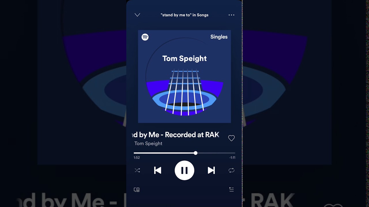 Stand By Me~ Tom Speight