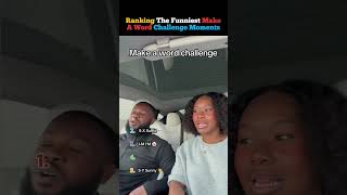 Ranking The Best/Funniest Make a Word Challenge moments 😂 #shorts #wordchallenge #couplegoals #funny