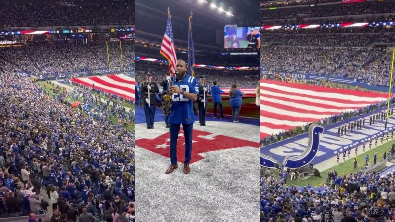 National Anthem Performed by Trey Daniels at Indianapolis Colts' Game