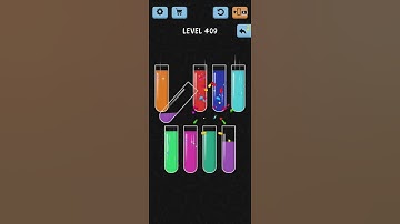 Water Color Sort Level 409 Walkthrough Solution iOS/Android