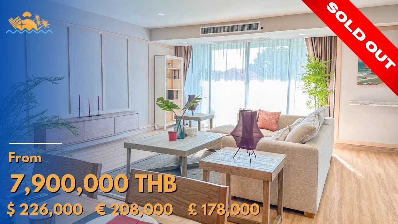 Jomtien GEMS!  |  117 sqm & 195 sqm BIG 2 Bedroom Condos  |  Peaceful Location Near the Beach & City