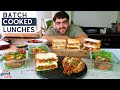 EASY HIGH PROTEIN BATCH COOKED PACKED LUNCHES | meal prep for building muscle!