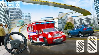 Roof Jumping Ambulance Simulator - Android Gameplay screenshot 3