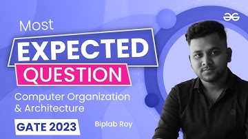 20 Most Expected Question for GATE 2023 : COA || GATE