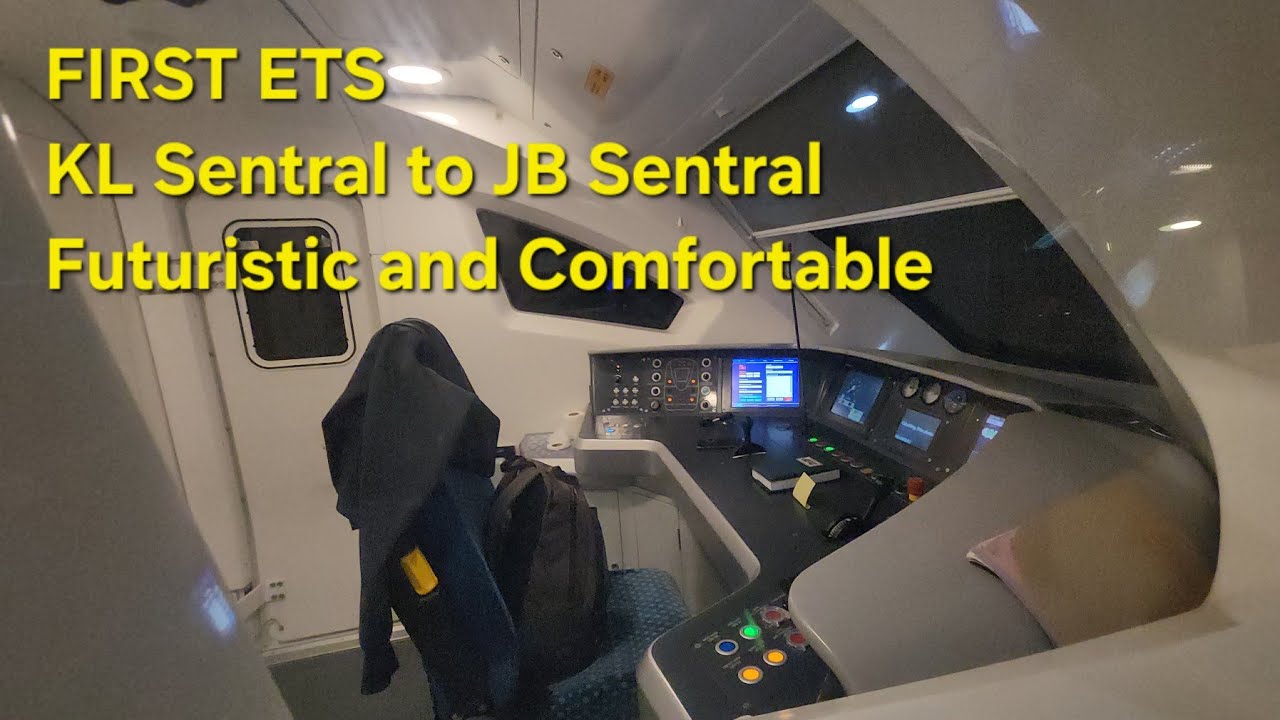 Boarding ETS3 ETS Platinum EP 9511 First Train KL Sentral to JB Sentral Station Malaysia