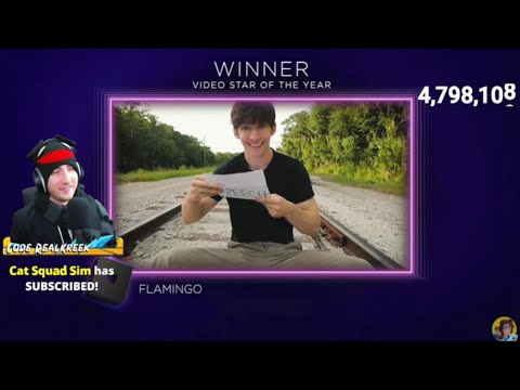 KREEKCRAFT REACTS TO FLAMINGO WINNING THE VIDEO STAR OF THE YEAR