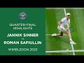 Jannik Sinner vs Roman Safiullin: Quarter-Finals Highlights