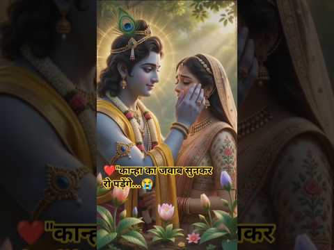 😭 जब राधा ने श्रीकृष्ण से आखिरी सवाल पूछा... ❤️ | Heart Touching Radha Krishna Story #shorts