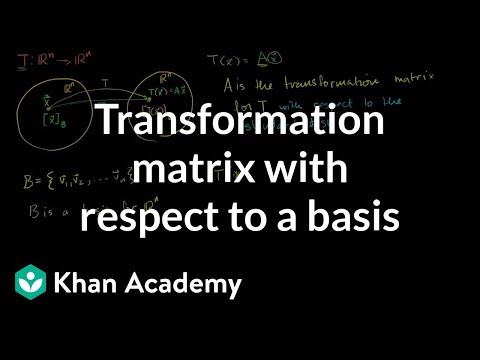 Video: Mis on Canonical Matrix?