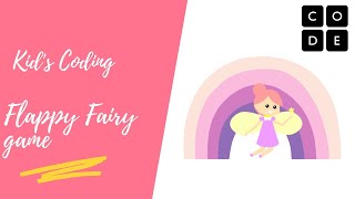 Programming  (coding) for kids. How to create your first flappy fairy game using code.org