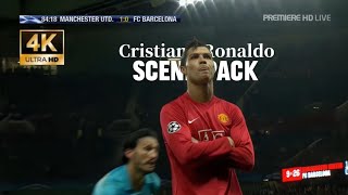 Cristiano Ronaldo 2008 Manchester United Rare Clips Scenepack 4K