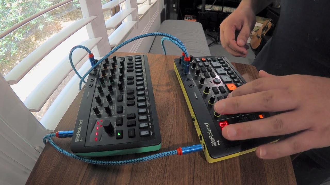 Ambient Jam Glitch Beat DAWless jam live beat making Roland S1 & P6