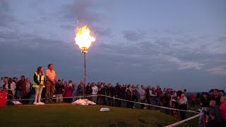 Lighting of the Cleeve Hill Jubilee Beacon : 2nd June 2022