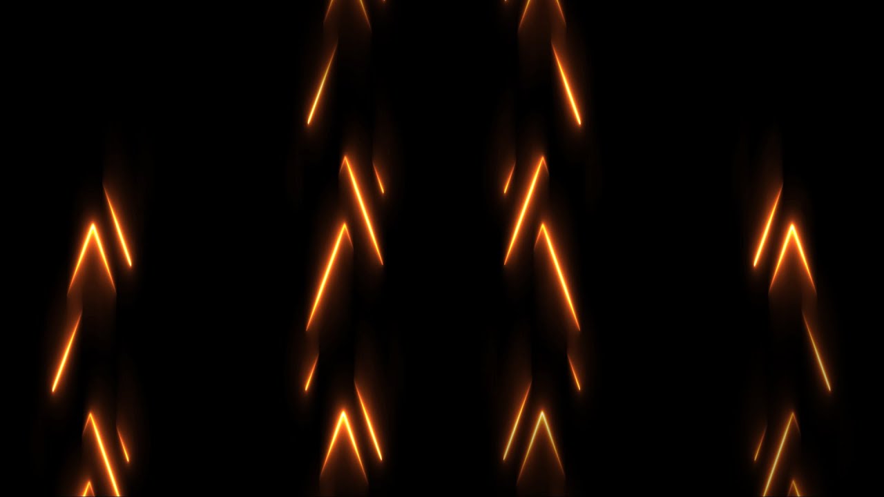 4K VJ Loops Orange Neon Lights Background Video: Seamless Abstract Live ...