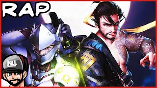 OVERWATCH GENJI VS HANZO DUBSTEP RAP | NLJ @nemraps of @NerdOut & @DjEphixa