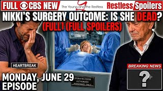 Full CBS New The Young and the Restless Spoilers Monday, June 29 EPISOD: "Nikki's Surgery Outcome!"