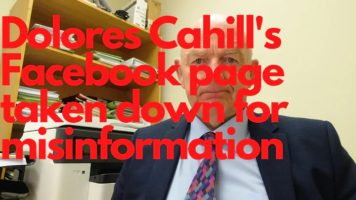 Facebook removes Dolores Cahill's Facebook page for spreading Covid-19 misinformation