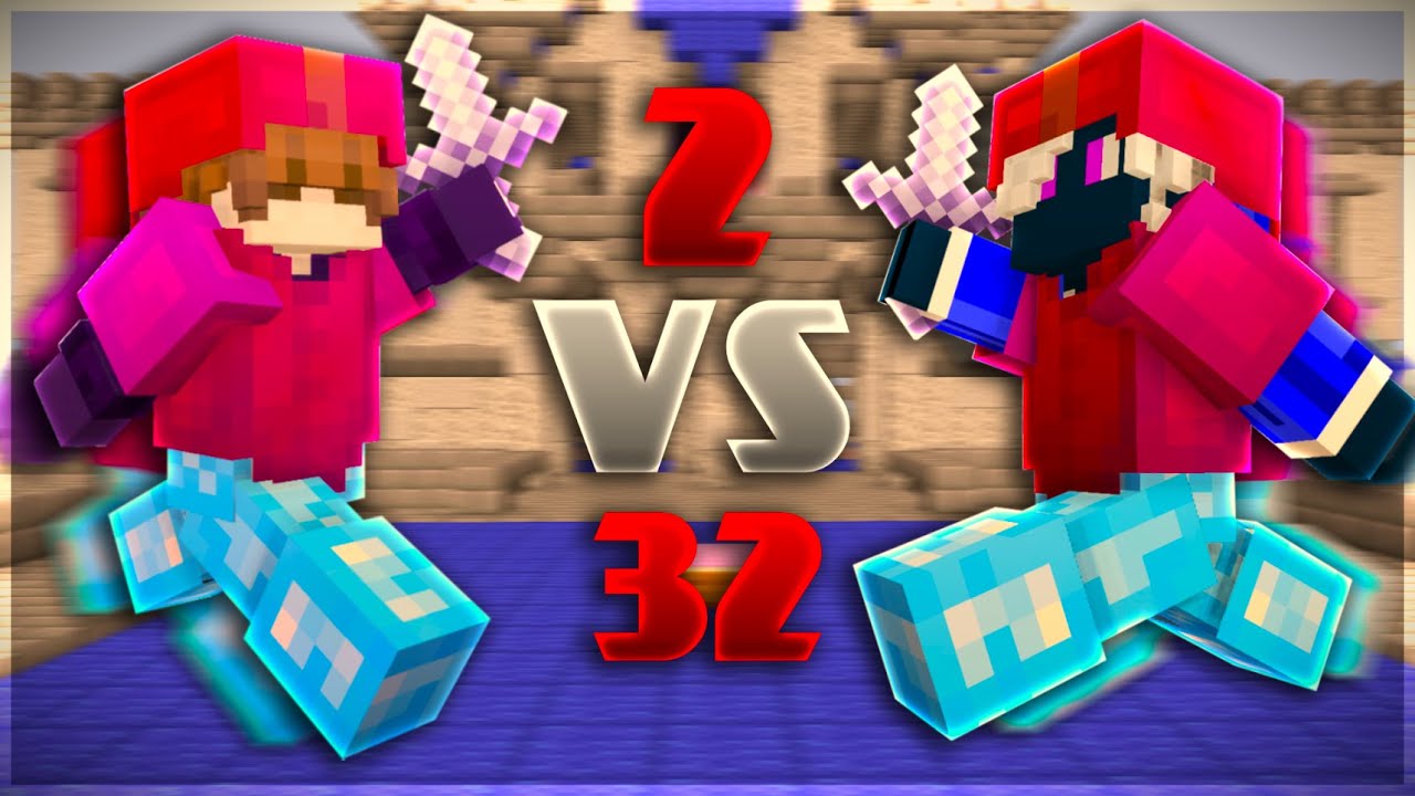 The CRAZIEST 2V32 Bedwars CASTLE CLUTCH