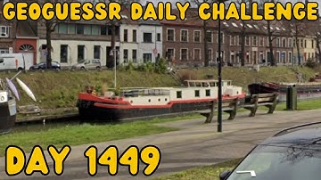 Wow only 1 game! Geoguessr daily challenge day 1449!