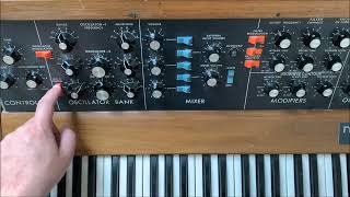 Minimoog FM percussion