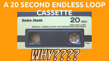 What Was A 20 Second Endless Loop Cassette? : Retro Oddity : Vintage Cassette Review