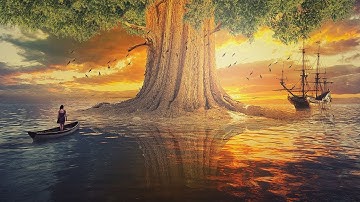 Tree of life photo manipulation | photoshop tutorial cc