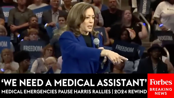 SHOCK MOMENTS: Kamala Harris Forced To Pause Rallies Due To Medical Emergencies | 2024 Rewind