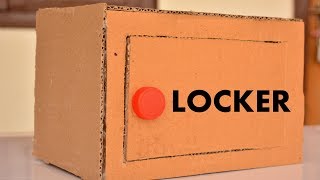 How To Make A Safe Locker With Smart Key From Cardboard