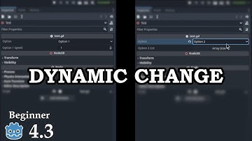 How to change the inspector dynamically - Learn Godot 4 UI - no talking