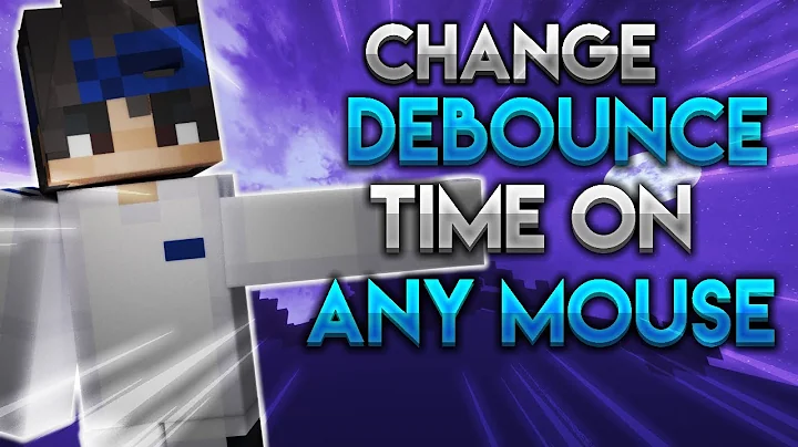 HOW TO CHANGE DEBOUNCE TIME ON ANY MOUSE!!