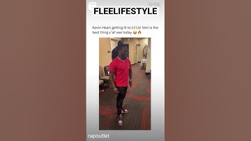 Kevin Hart dancing to Lil Uzi Vert !