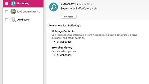 BufferKey adware on Mac in Safari - how to remove?