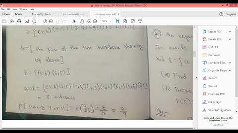 Lecture 19: Problems on Probability using sets and Axioms and Relative Frequency/PTSP/ 2 ECE/JNTU