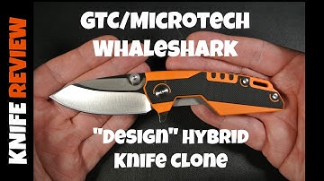 GTC/Microtech Whaleshark "Design" Hybrid Knife Clone